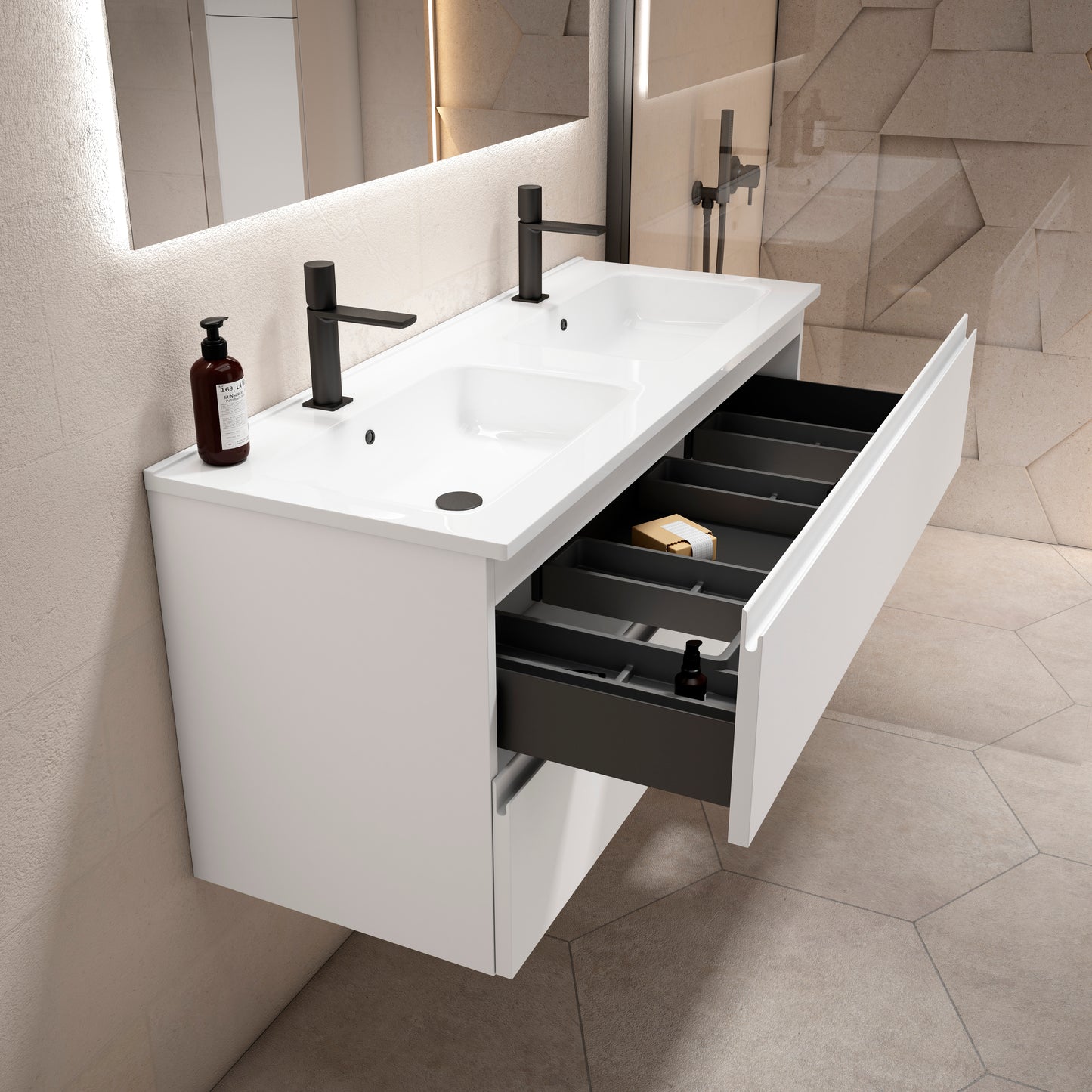 Mueble de baño con cajones Coral