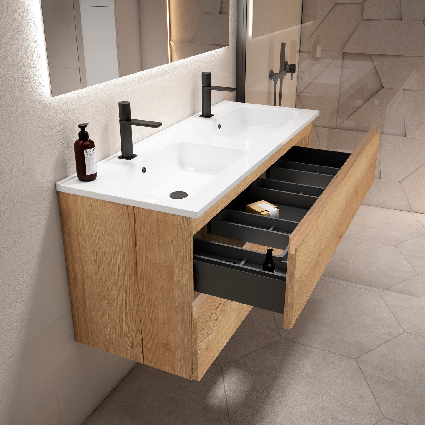 Mueble de baño con cajones Coral