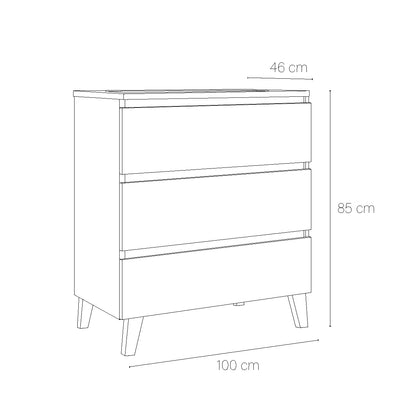 Mueble con lavamanos para baño Aruba