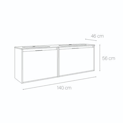 Mueble baño colgar Atelier