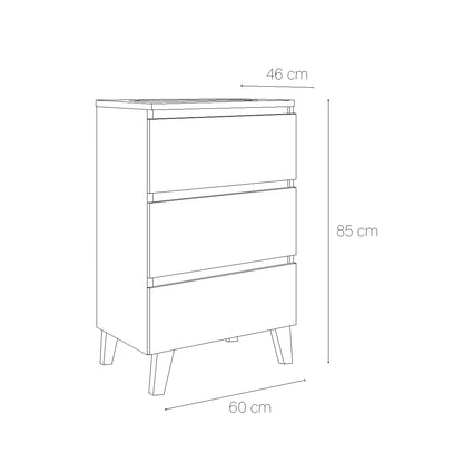 Mueble con lavamanos para baño Aruba