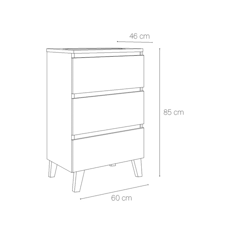 Mueble con lavamanos para baño Aruba