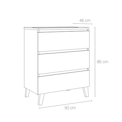 Mueble con lavamanos para baño Aruba