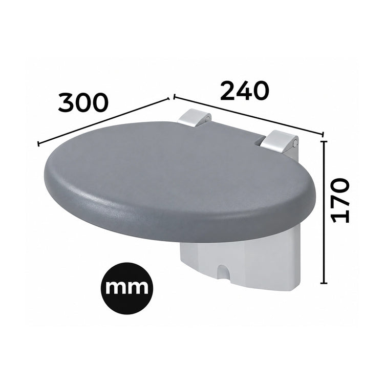 Asiento de ducha abatible