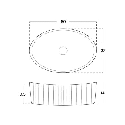 Lavabo cristal Noah