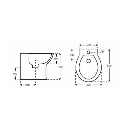 Bidet antiguo Olimpia - Thebath