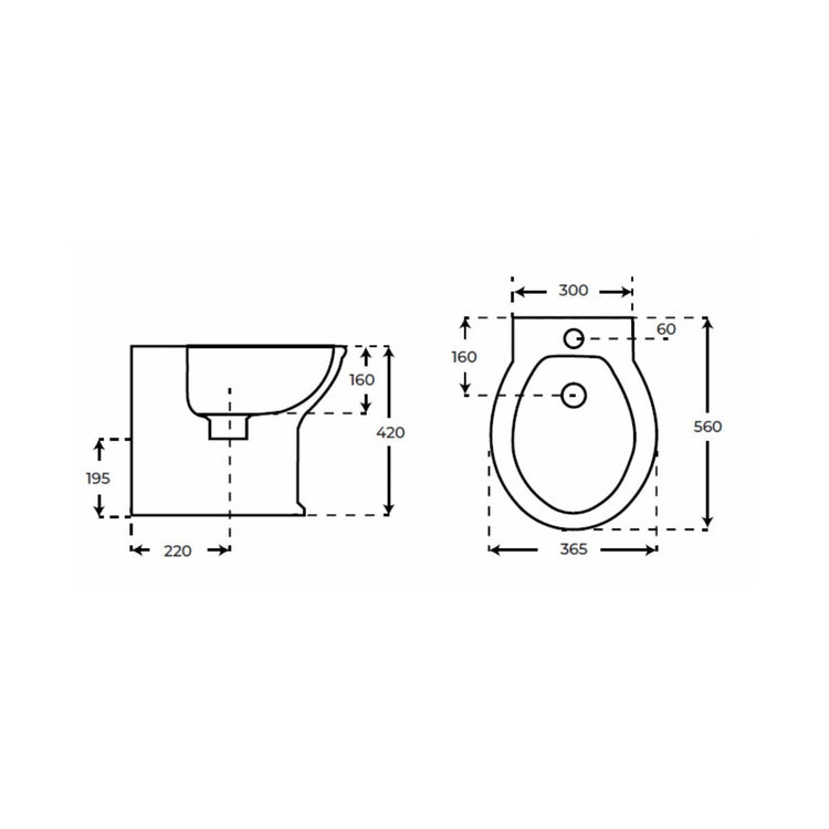 Bidet antiguo Olimpia