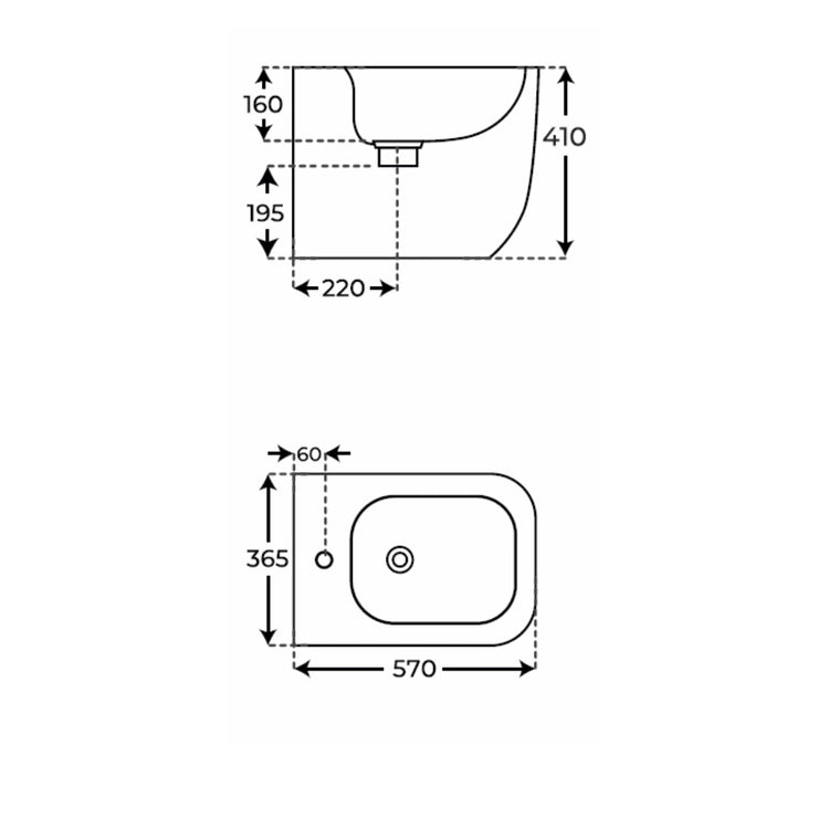 Bidet para baño Zen