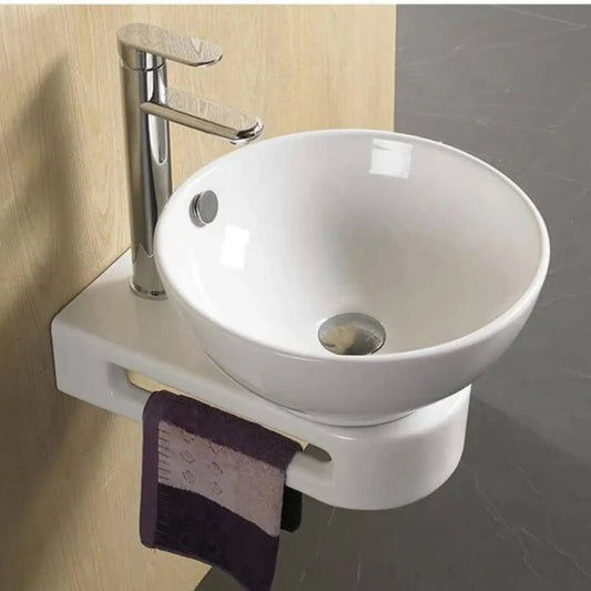 Lavabo con toallero