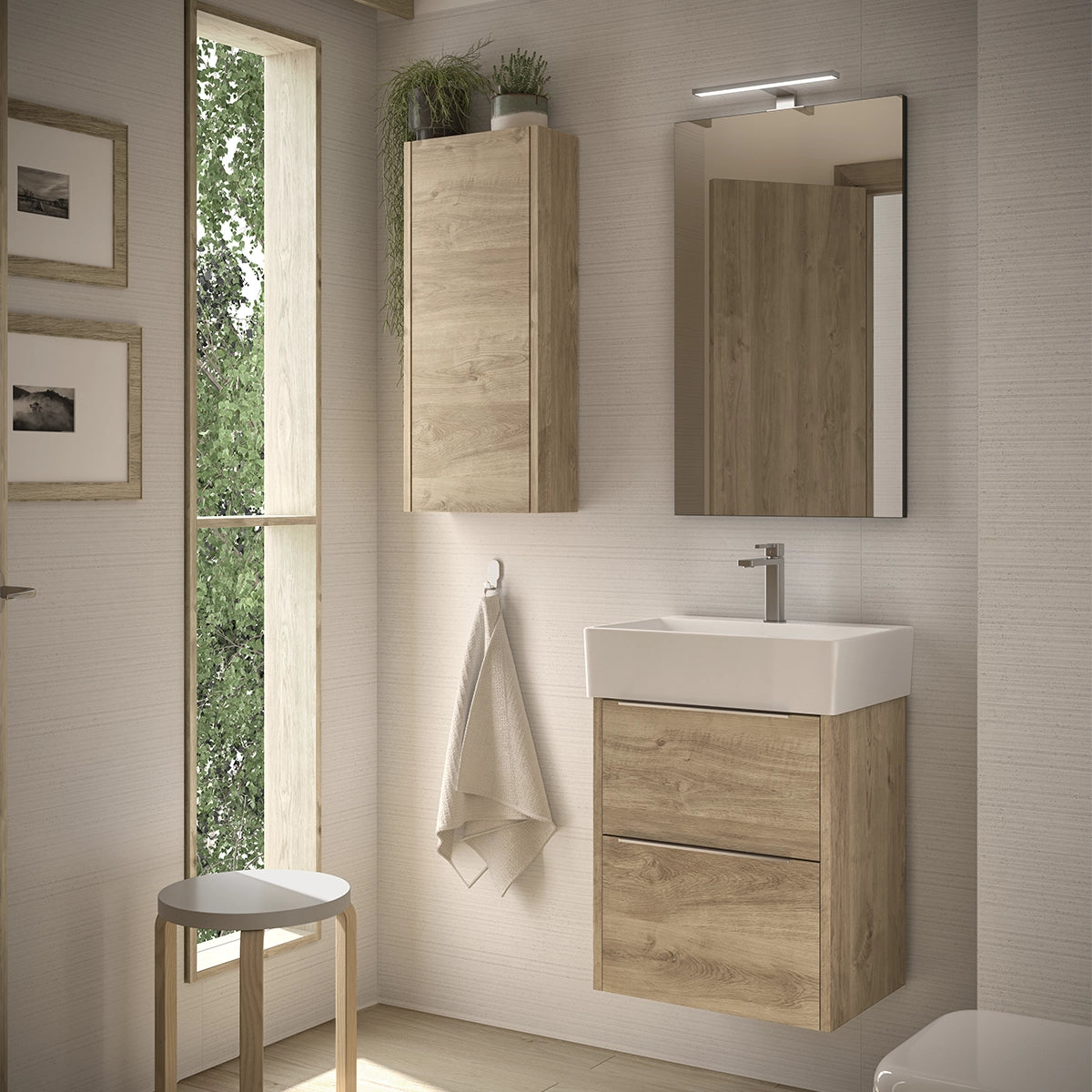 Lavabo de baño pequeño Elsa
