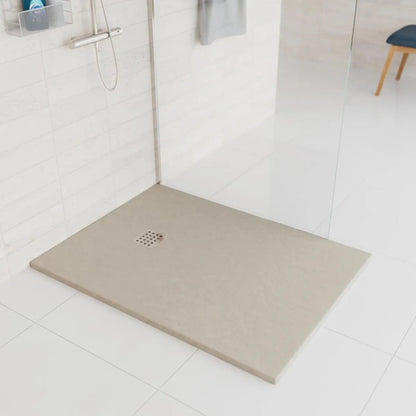 Plato de ducha en tonos beige Esencial