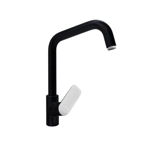 Grifo alto negro curvo Flat