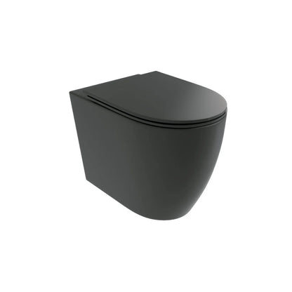 Inodoro compacto negro mate Elba