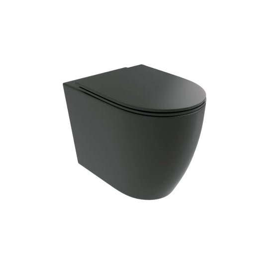Inodoro compacto negro mate Elba