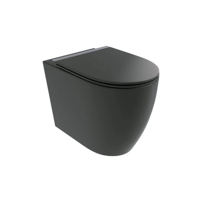 Inodoro compacto negro mate Elba
