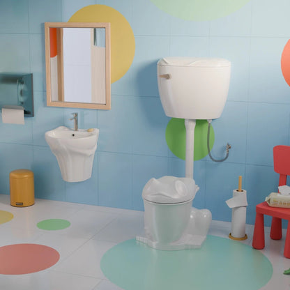 Inodoro infantil con cisterna Froggy