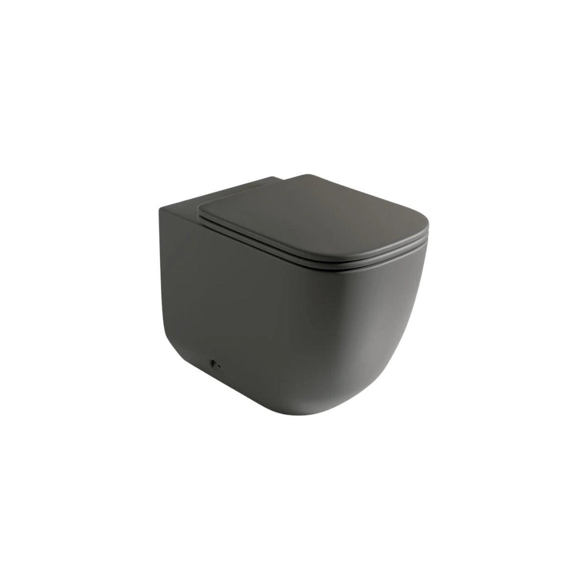 Inodoro compacto negro mate Zen