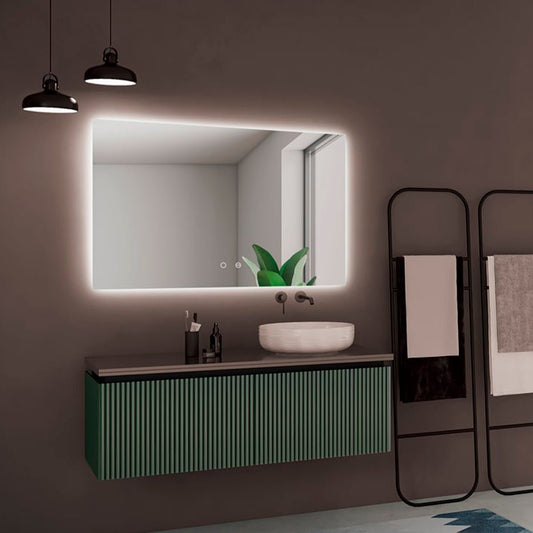 Espejo retroiluminado con luz led Italia
