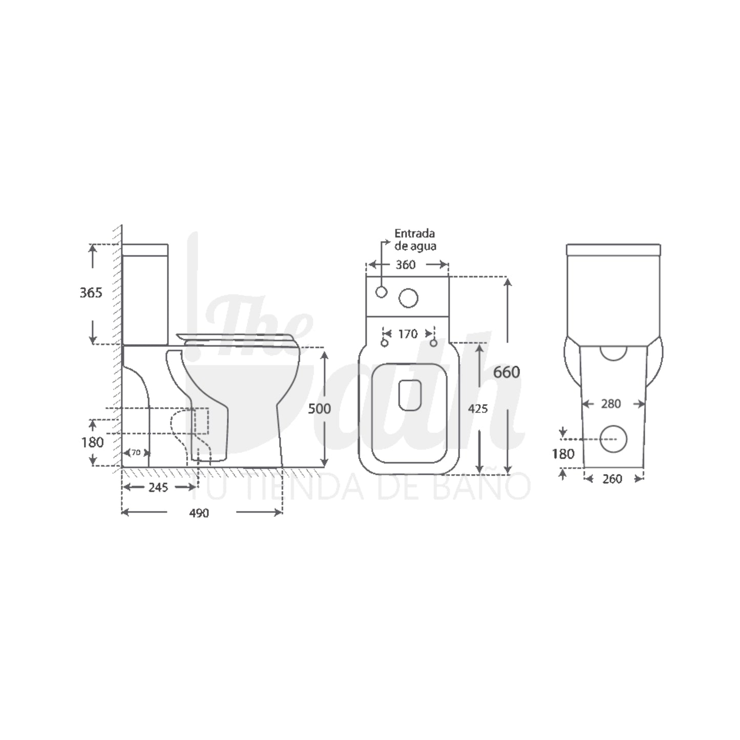 Pack inodoro oslo PMR + barra abatible