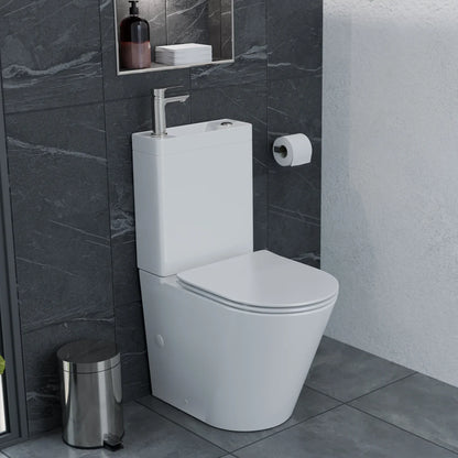 WC con grifo Módena Oval