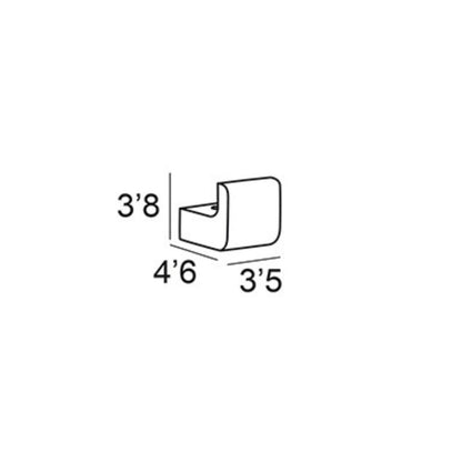 Percha adhesiva para toallas