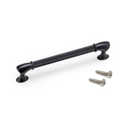 Tirador mueble negro Suez