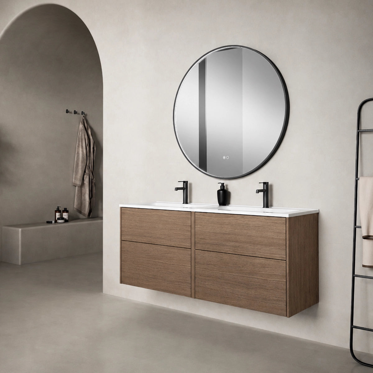 Mueble con lavamanos de baño Albor