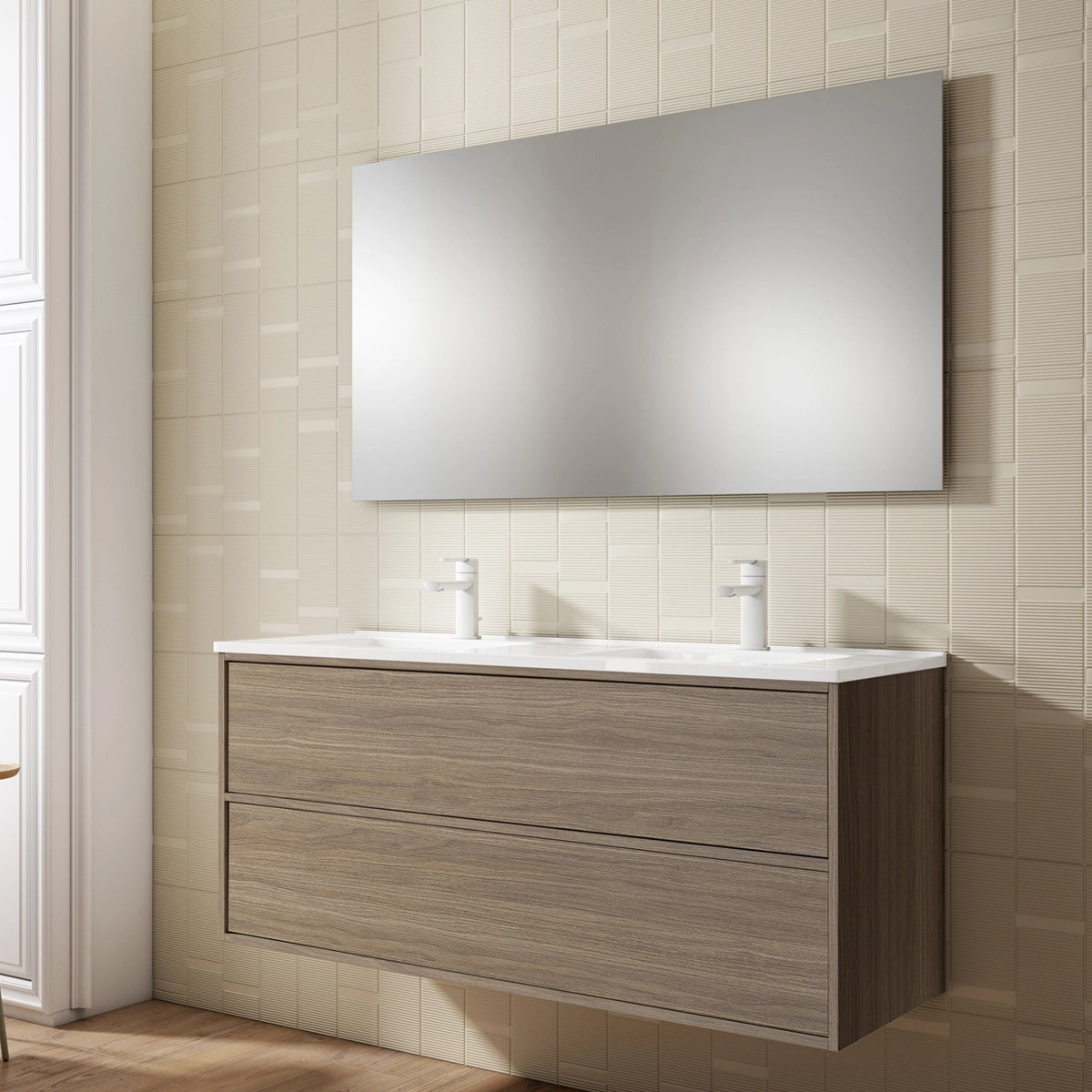Mueble para baño con lavabo Frame top