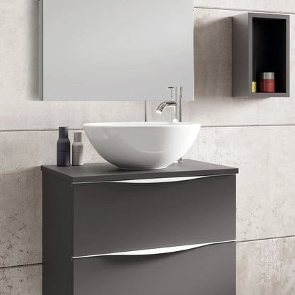 Lavabo ovalado sobre encimera Otto