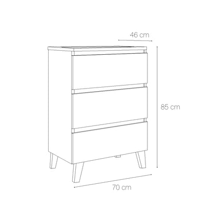 Mueble con lavamanos para baño Aruba