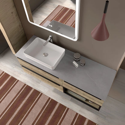 Encimera lavabo sobre mueble Mytho