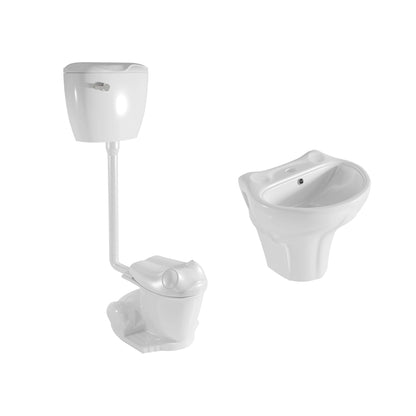 Pack inodoro infantil + lavabo Froggy