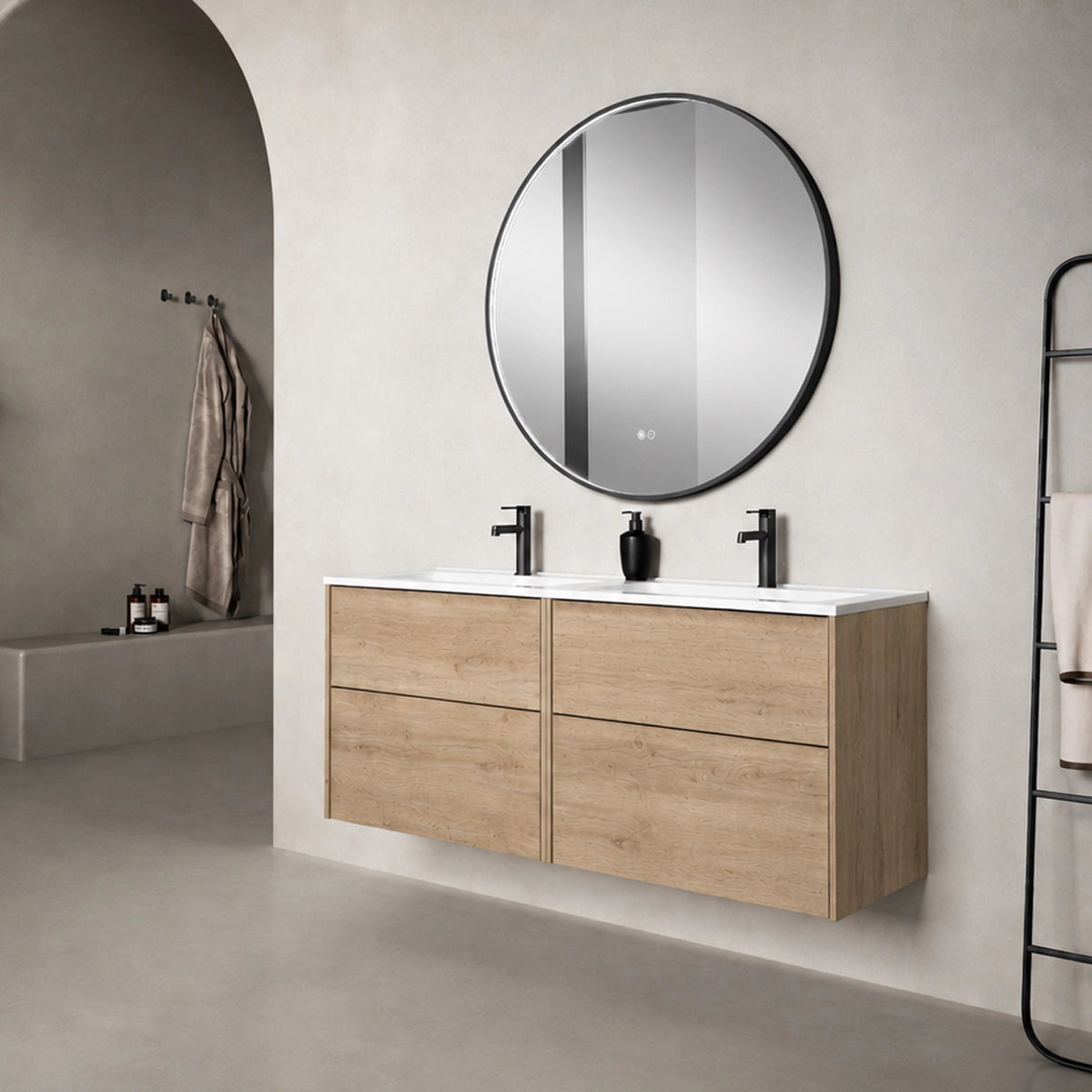 Mueble con lavamanos de baño Albor