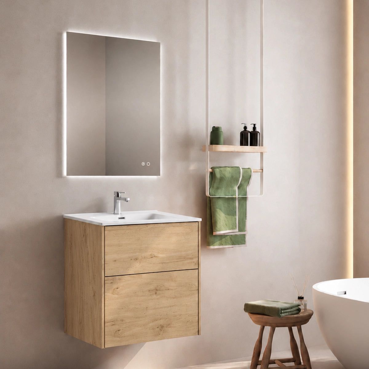 Mueble suspendido cuarto baño Albor
