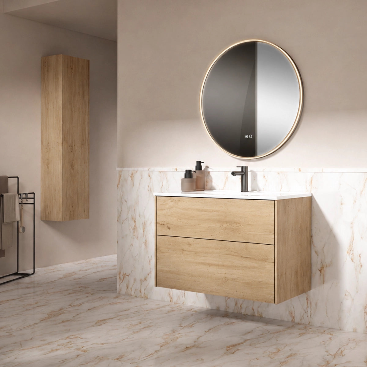 Mueble suspendido cuarto baño Albor