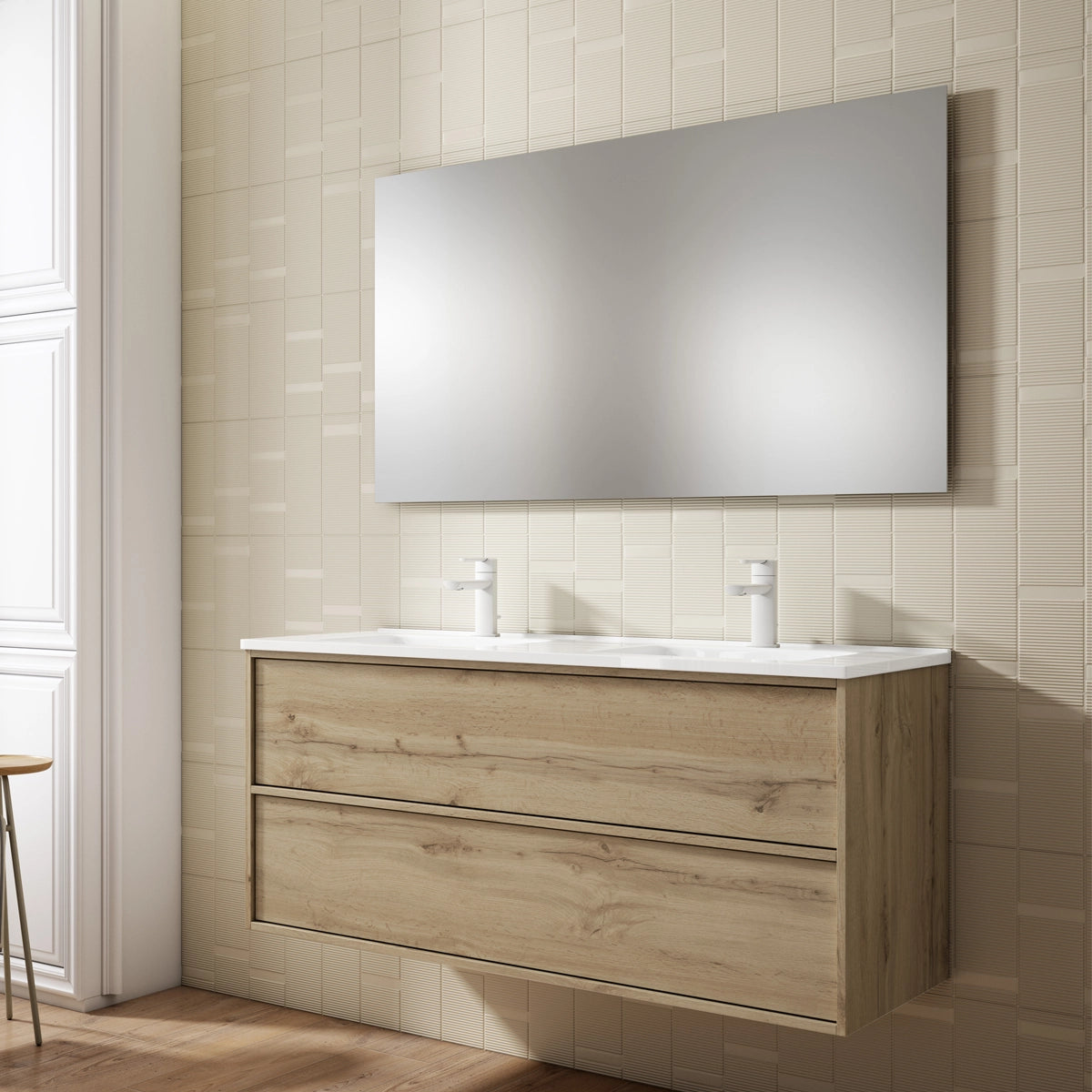 Mueble para baño con lavabo Frame top