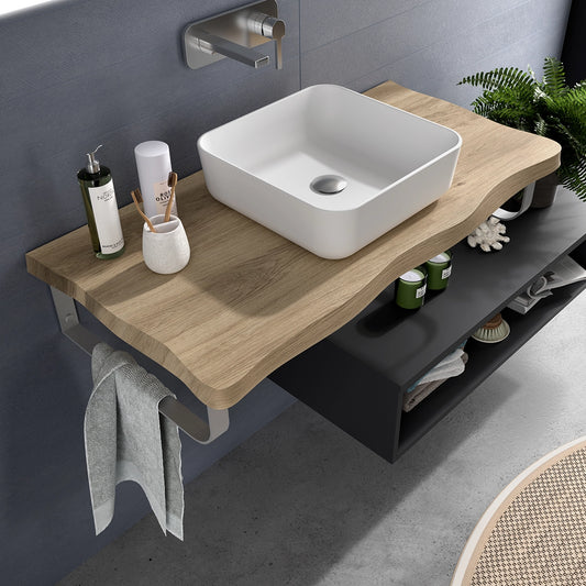 Encimera baño madera Rustik