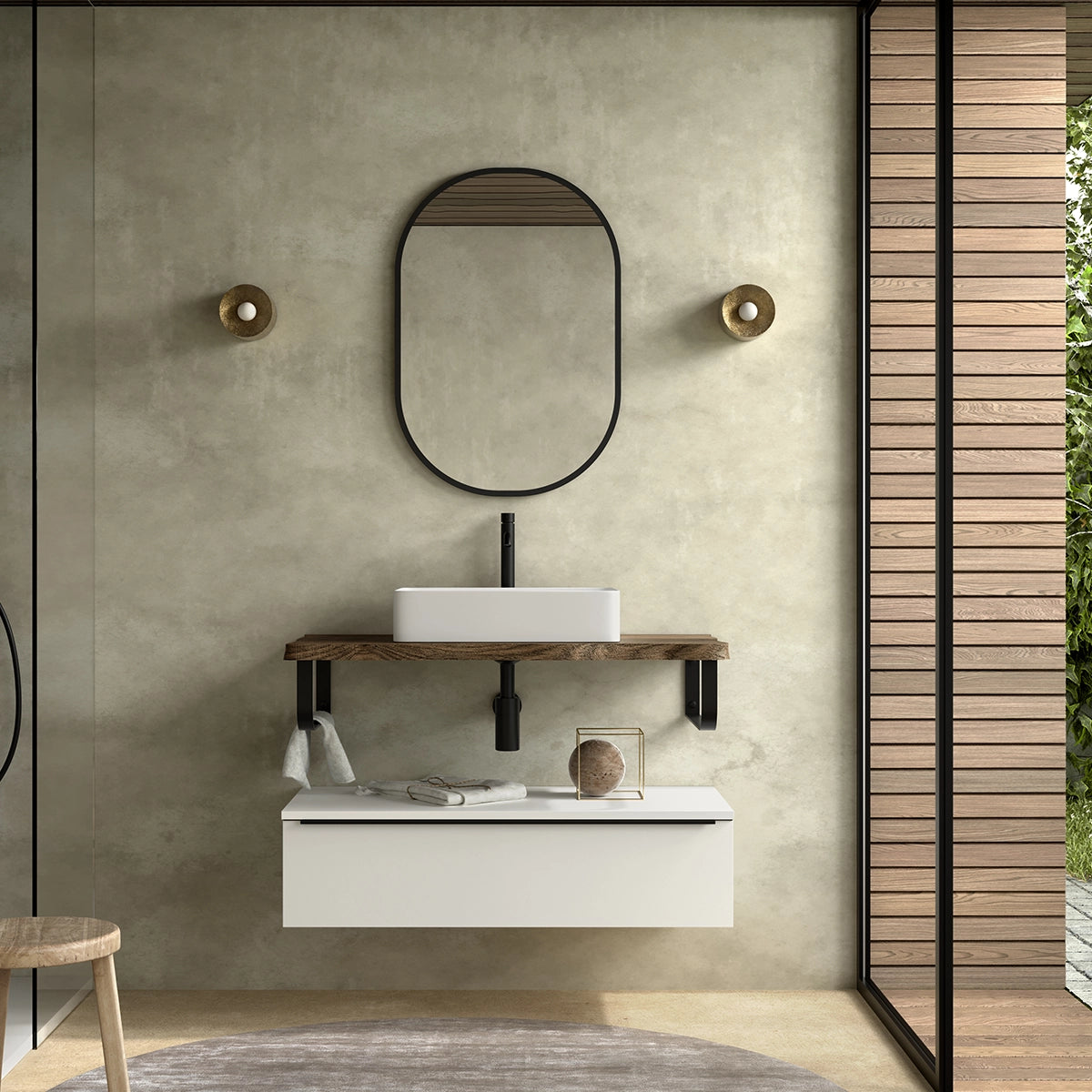 Encimera lavabo Rustik
