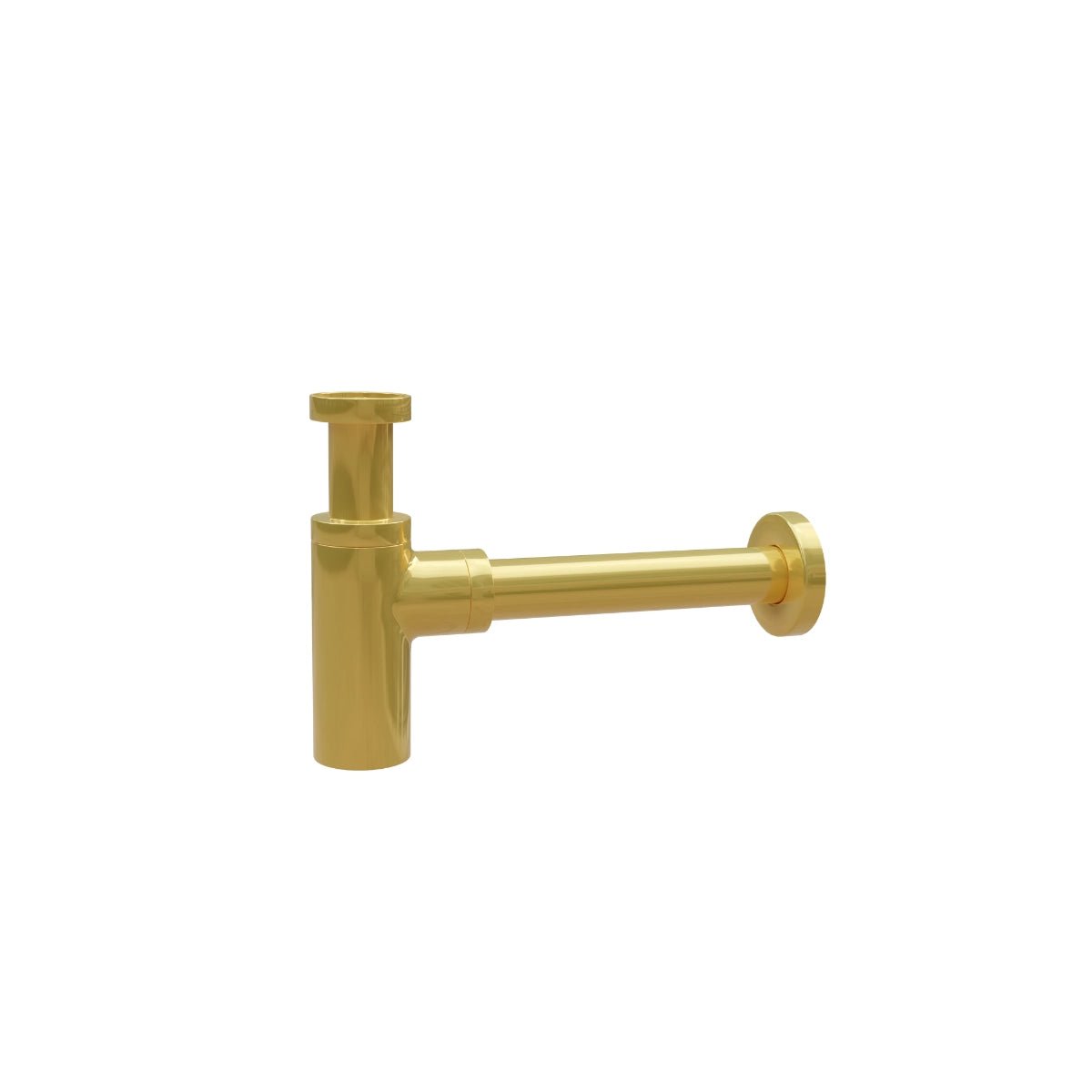Sifón lavabo oro para baño