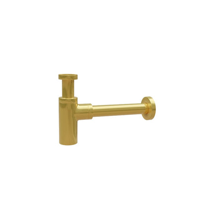 Sifón lavabo oro para baño