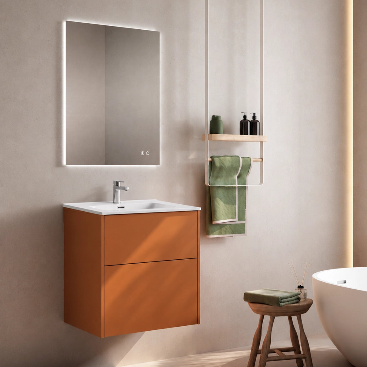 Mueble suspendido cuarto baño Albor