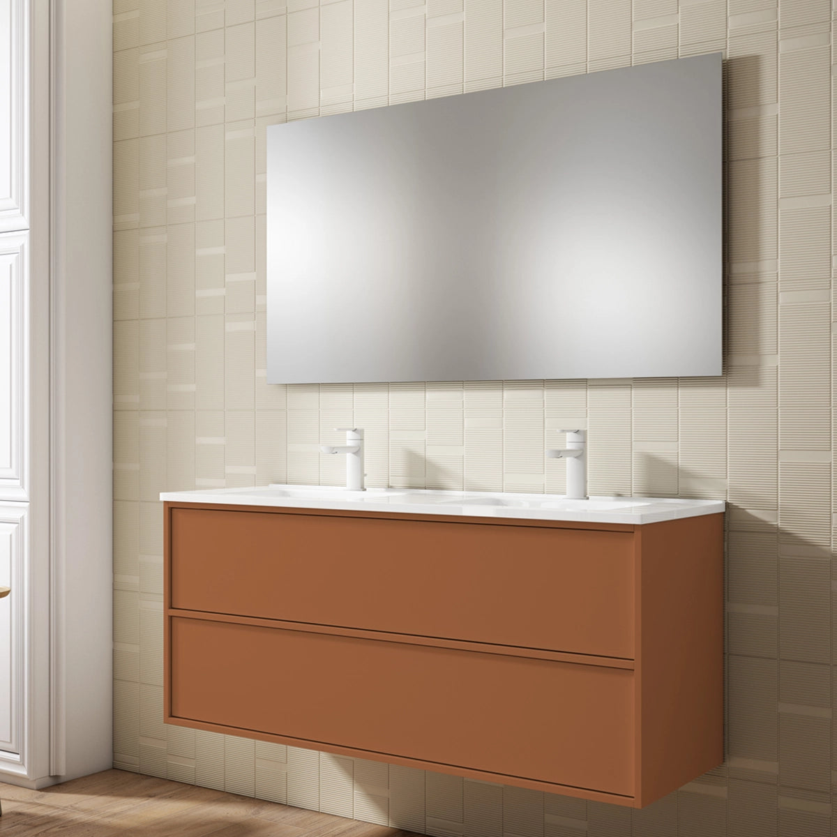 Mueble para baño con lavabo Frame top