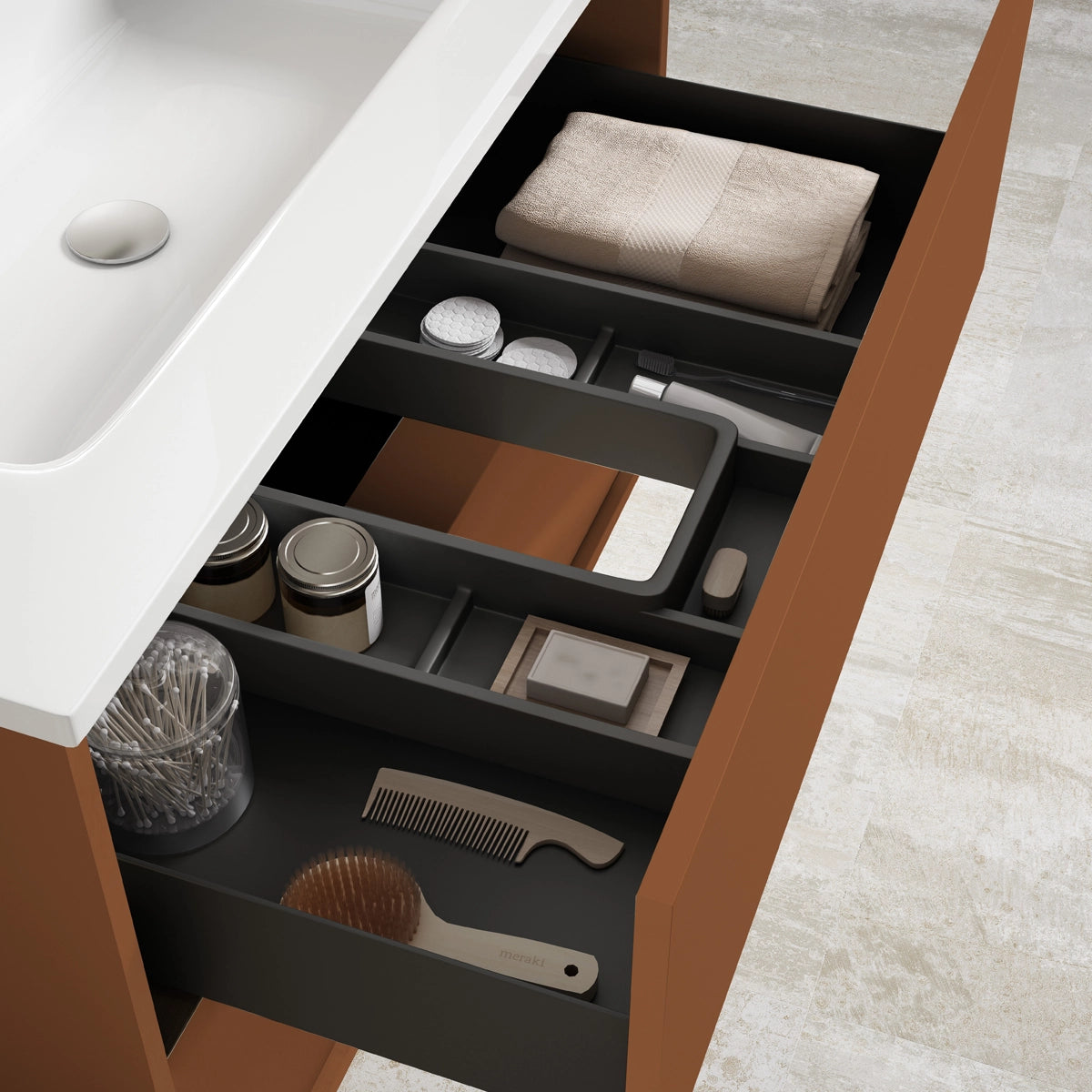 Mueble baño lavabo Frame top