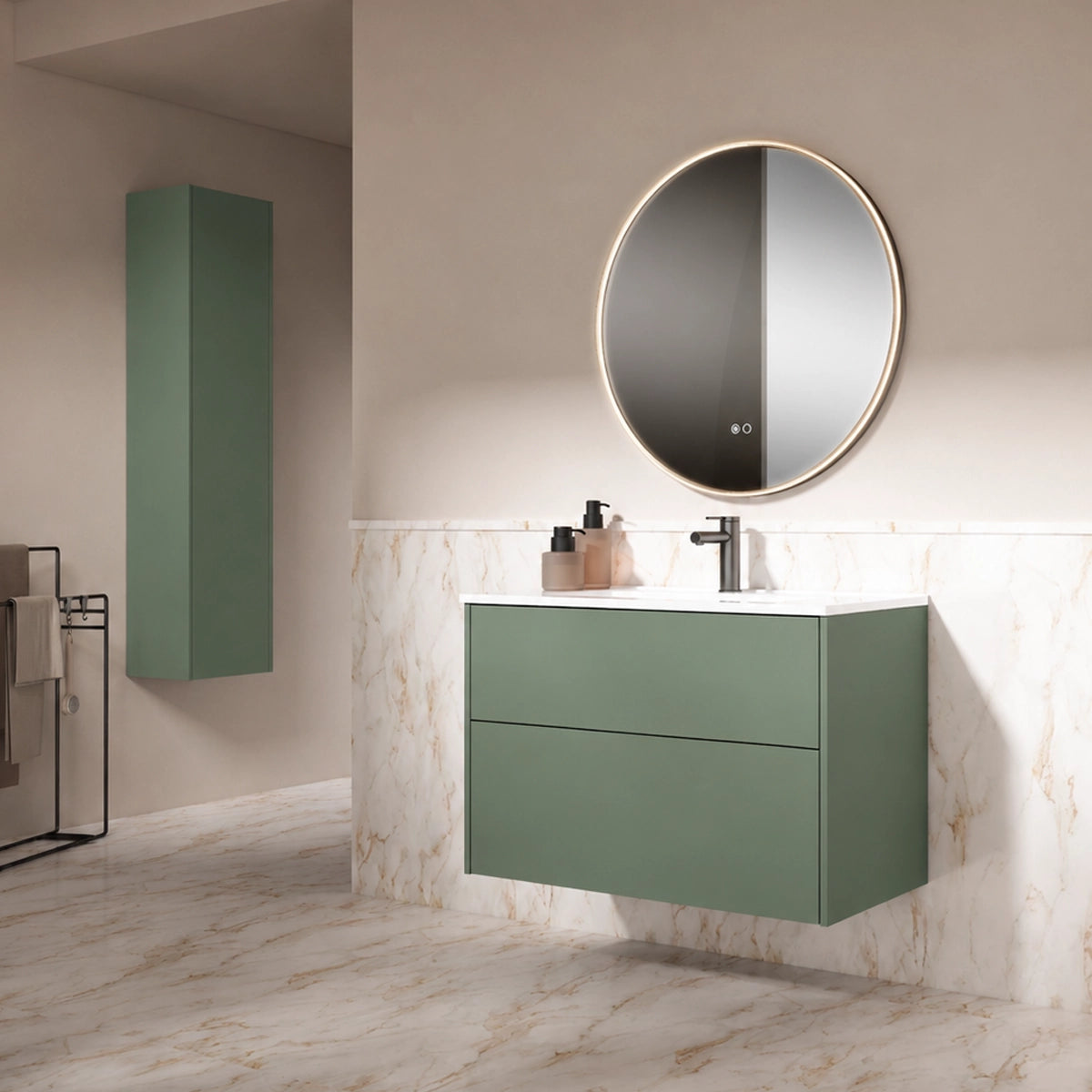 Mueble suspendido cuarto baño Albor