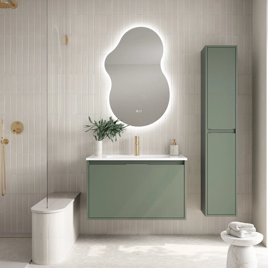 Mueble baño lavabo sobre encimera Atelier