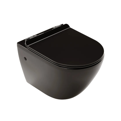 Inodoro suspendido negro brillo Veron