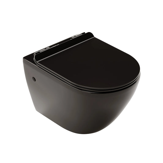 Inodoro suspendido negro brillo Veron
