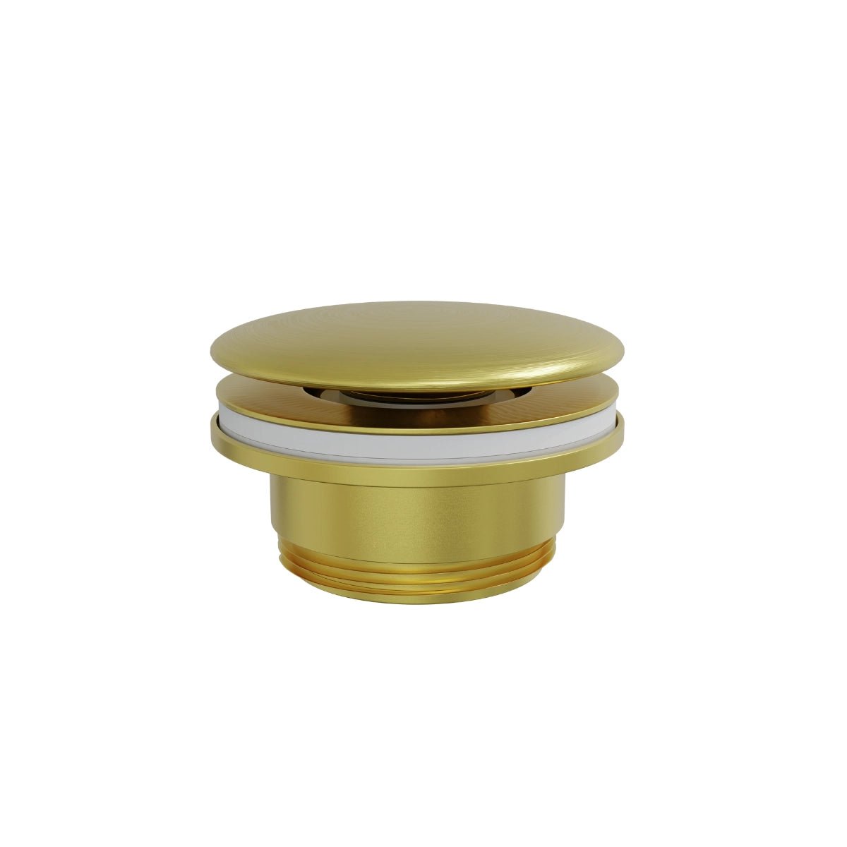 Válvula click-clack oro cepillado para lavabo