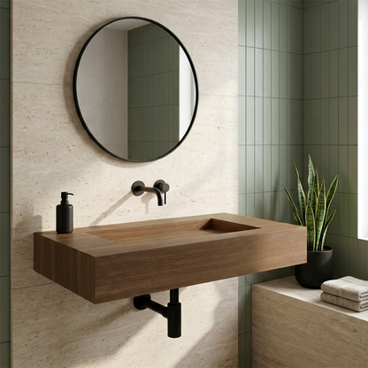 Encimera con lavabo integrado Boreal