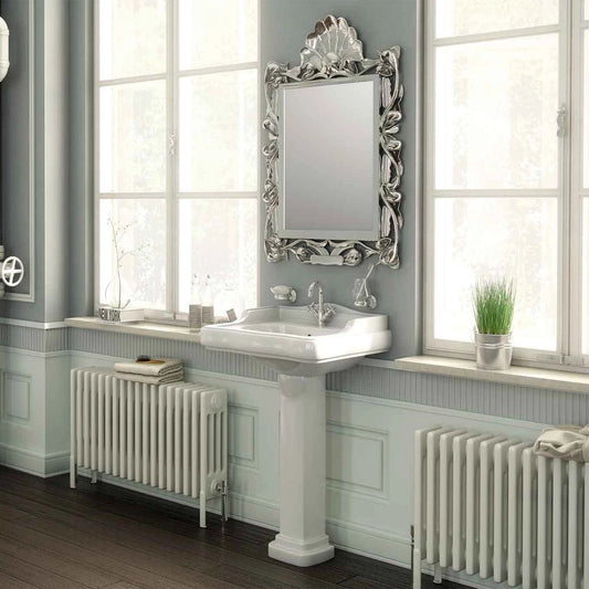 Lavabo vintage modelo Atenas con pedestal